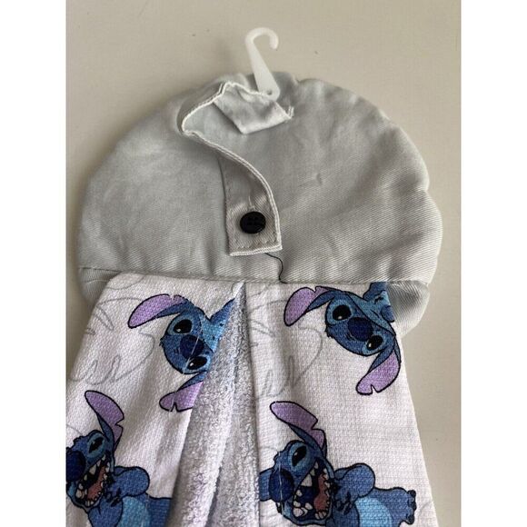 Disney Lilo Stitch Kitchen Hanging Towel Ohana Means Family NEW - Picture 10 of 11